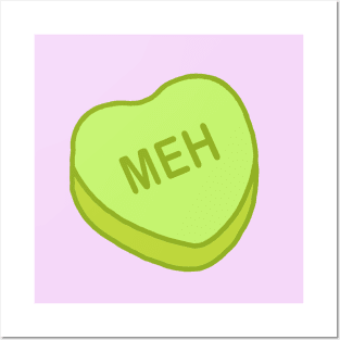 Conversation Hearts - MEH - Valentines Day Posters and Art